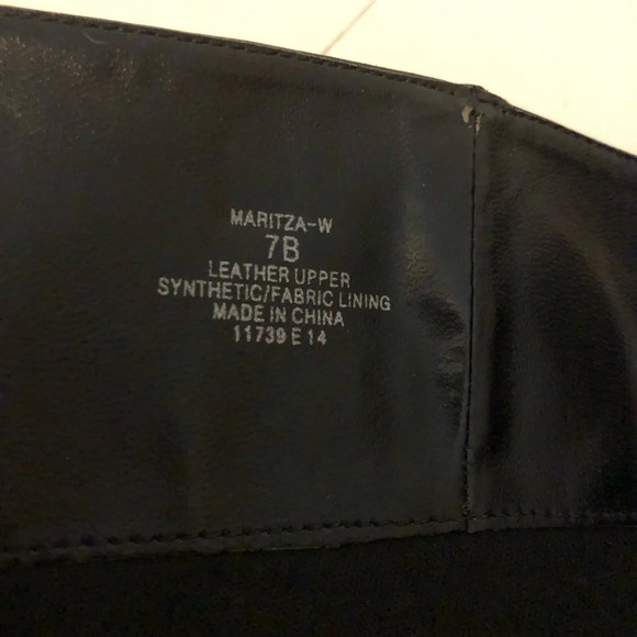 Lauren Ralph Lauren 7B Two Tone Brown and Black Leather Riding Boots Womens - Picture 14 of 14